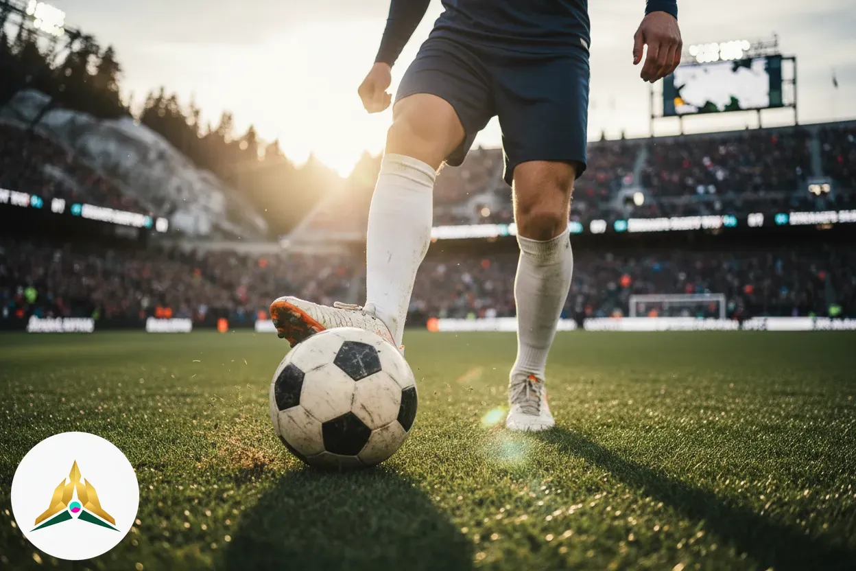 Soccer live match interface displaying real-time field tracking data